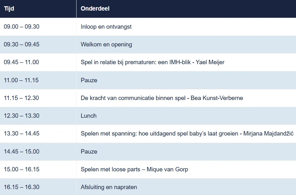programma scholing spel